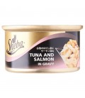 Sheba Tuna & Salmon in Gravy 85g Grain Free Cat Wet Food