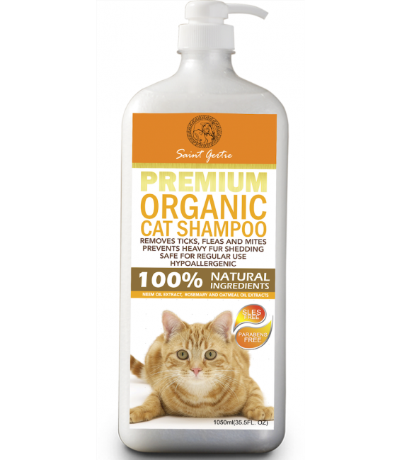 St. Gertie Premium Organic Cat Shampoo (Happiness Scent) 1050ml