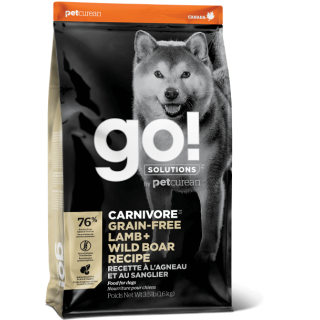 Go! Solutions Carnivore Grain-Free Lamb + Wild Boar Recipe Dog Dry Food