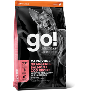 Go! Solutions Carnivore Grain-Free Salmon + Cod Recipe Dog Dry Food
