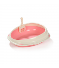 Timeless Round Pink Large Litter Pan and Scoop