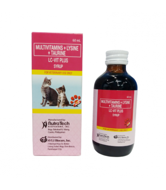 LC Vit Plus Multivitamins Cat and Kitten Syrup - Pet Warehouse  Philippines