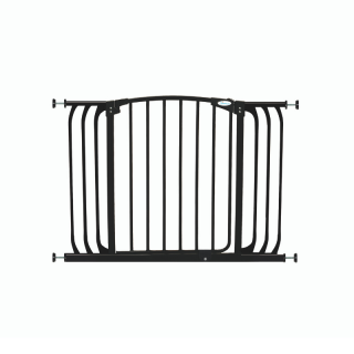 Dreambaby Chelsea Extra Wide Auto-Close Security Black Dog Gate