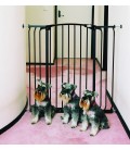 Dreambaby Chelsea Extra Wide Auto-Close Security Black Dog Gate