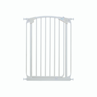 Dreambaby Chelsea Extra Tall Auto-Close Security White Dog Gate