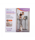 Dreambaby Chelsea Extra Tall and Extra Wide Hallway Security Black Dog Gate