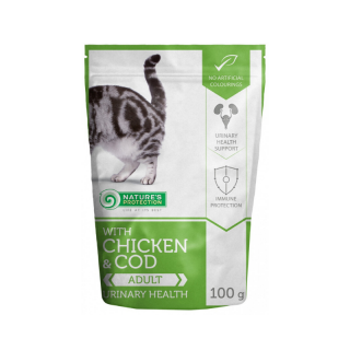 Nature's Protection Chicken and Cod Urinary Health 100g Cat Wet Food