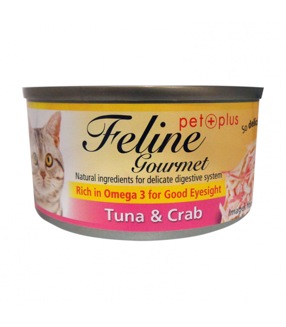 Feline Gourmet Tuna and Crab 80g Cat Wet Food