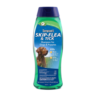 Sergeant's Skip Flea and Tick Clean Cotton 532ml Dog Shampoo