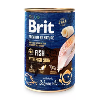 Brit Premium by Nature Fish with Fish Skin Dog Wet Food