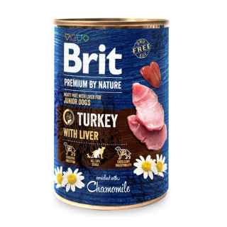 Brit Pate Turkey with Liver 400g Dog Wet Food