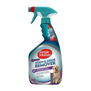 Simple Solution Stain & Odor Remover Floral Fresh 945ml (32 fl oz) Pet Spray