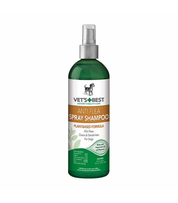 Vet's Best AntiFlea 470ml Dog Spray Shampoo Pet