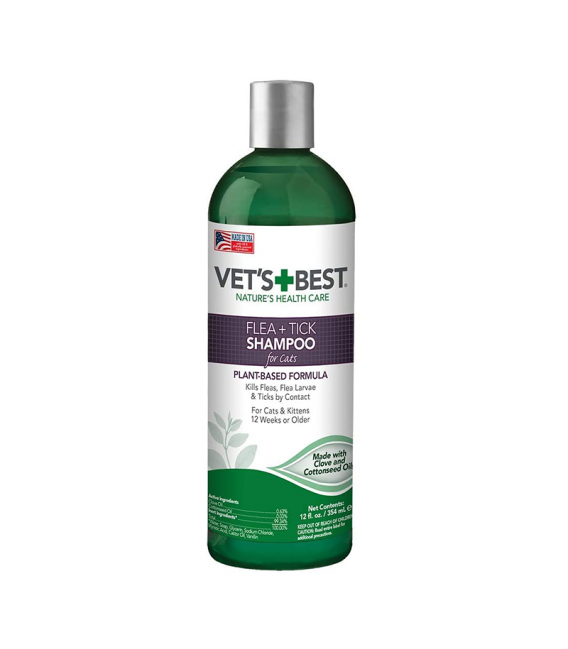 Vet's Best Flea + Tick 354ml Cat Shampoo Pet Warehouse Philippines