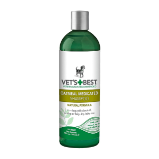 Vet's Best Oatmeal Medicated 470ml Dog Shampoo