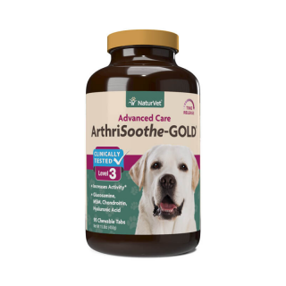 NaturVet ArthriSoothe-Gold Level 3 Chewable Tablet Dog & Cat Supplement