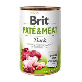 Brit Pate and Meat Duck Grain-Free Dog Wet Food