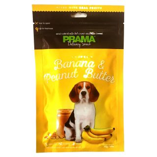 Prama Delicacy Snack Chunky Banana & Peanut Butter 70g Dog Treats
