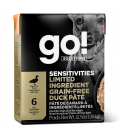 Go! Sensitivities Limited Ingredient Grain-Free DUCK PATE 354g (12.5oz) Tetra Pak Dog Wet Food/Toppers