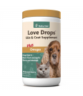 NaturVet Love Drops Skin & Coat Supplement 520g Dog & Cat Supplement