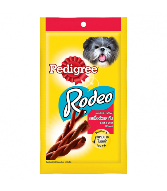 Pedigree Rodeo Beef and Liver 90g Dog Treats