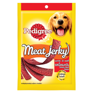 Pedigree Meat Jerky Smoky Beef 80g Dog Treats