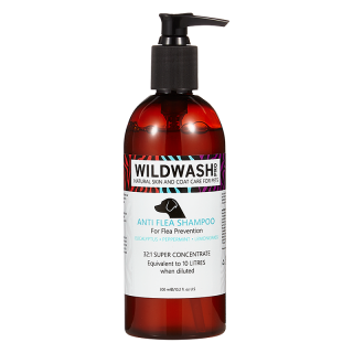 WildWash Pro Anti Flea 300ml Pet Shampoo