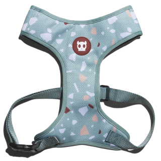 LIMITED EDITION Zee.Dog Air Mesh Vest Terrazo Green Dog Harness