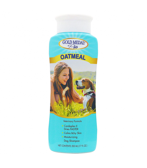 Gold Medal Pets Oatmeal Shampoo 500ml Dog & Cat Shampoo