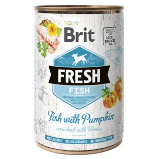 Brit Fresh Fish with Pumpkin 400g Dog Wet Food