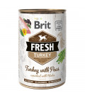 Brit Fresh Turkey with Peas 400g Dog Wet Food