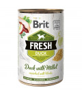 Brit Fresh Duck with Millet 400g Dog Wet Food