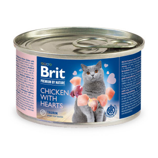 Brit Premium by Nature Chicken with Hearts 200g Cat Wet Food
