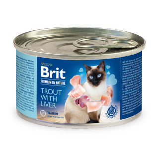 Brit Premium by Nature Trout with Liver 200g Cat Wet Food