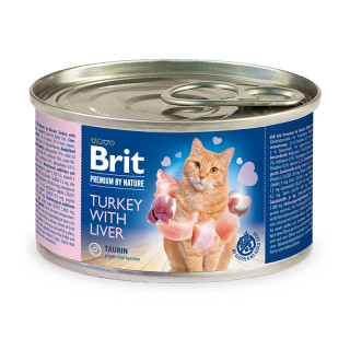 Brit Premium by Nature Turkey with Liver 200g Cat Wet Food