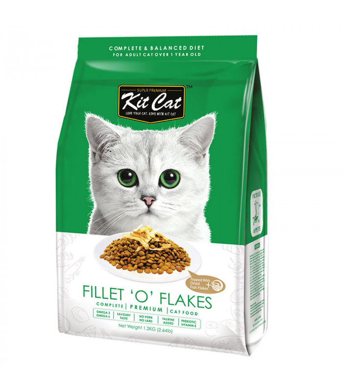 Kit Cat Fillet 'O' Flakes Cat Dry Food Pet Warehouse Philippines