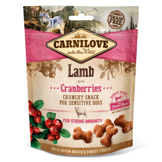 Carnilove Into the Wild Crunchy Snack Lamb with Cranberries 200g Dog Treats