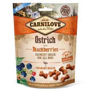 Carnilove Into the Wild Crunchy Snack Ostrich with Blackberries 200g Dog Treats