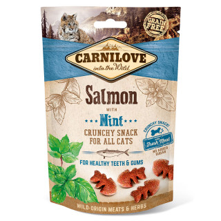Carnilove Into the Wild Crunchy Snack Salmon with Mint 50g Cat Treats