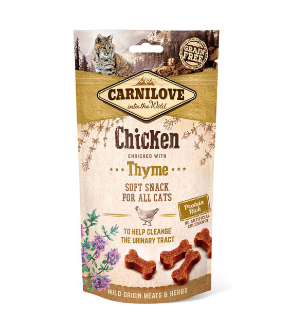 Carnilove Into the Wild Soft Snack Chicken with Thyme 50g Cat Treats