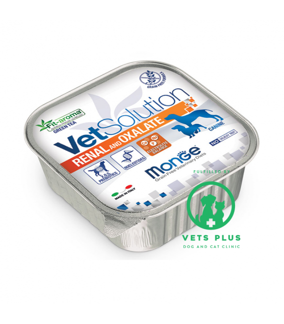 Monge Vet Solution Renal and Oxalate 150g Dog Wet Food