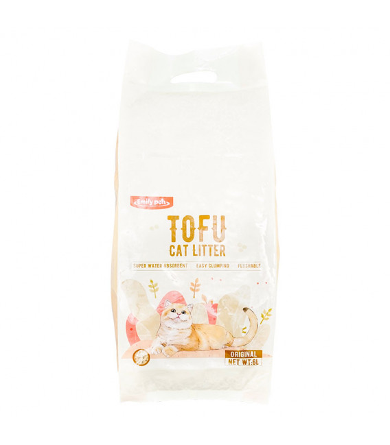 Emily Pets Tofu 6L Flushable Clumping Cat Litter - Original