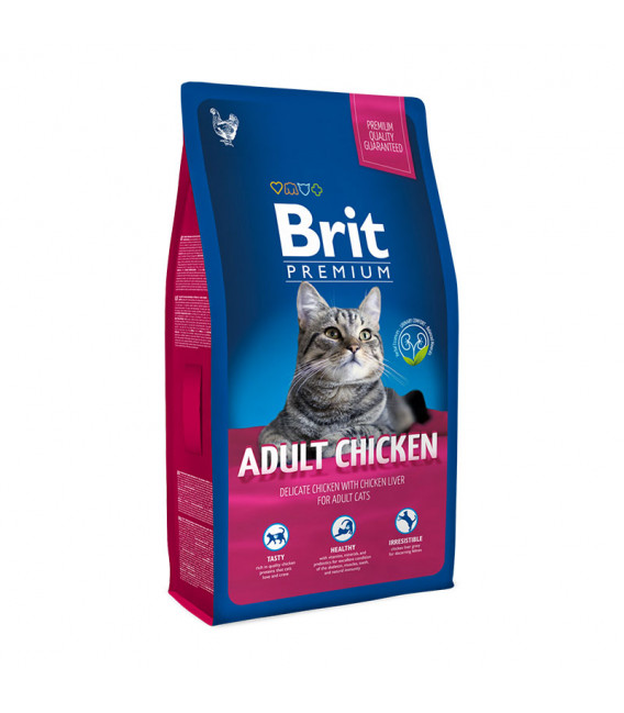 Brit Premium Chicken with Chicken Liver Cat Dry Food Pet Warehouse