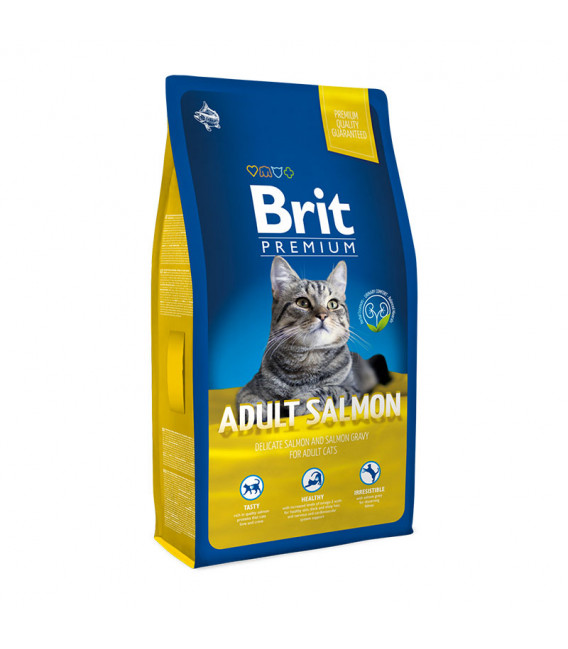 Brit Premium Salmon and Salmon Gravy Cat Dry Food
