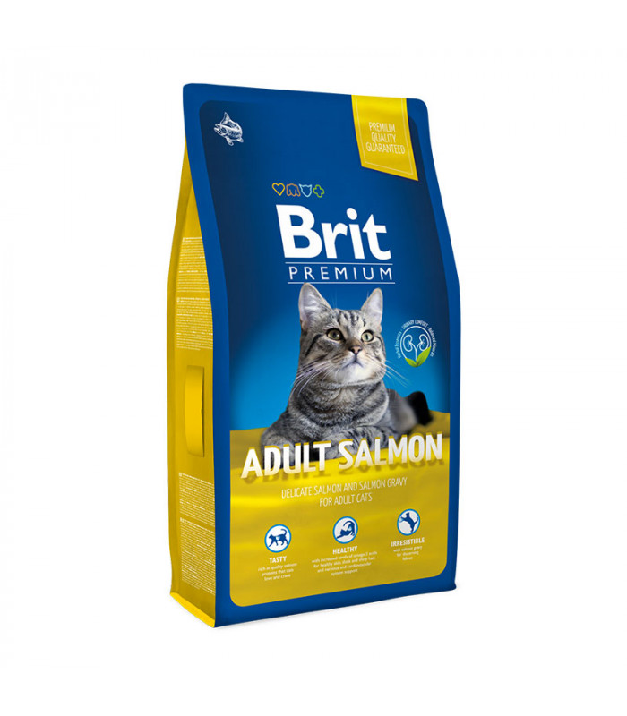 Brit Premium Salmon and Salmon Gravy Cat Dry Food Pet Warehouse