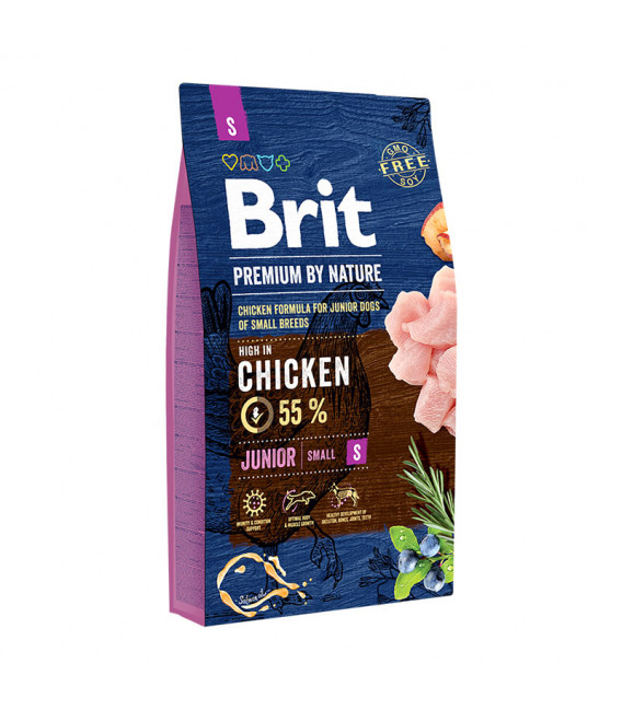 Brit Premium by Nature Junior Small Breed 8kg Dog Dry Food