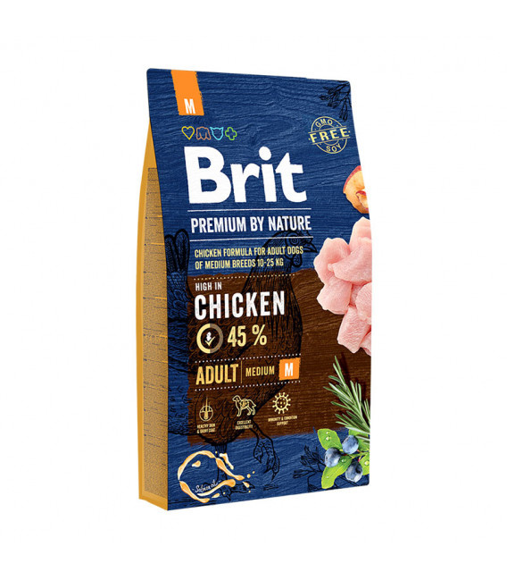 Brit Premium by Nature Adult Medium Breed Dog Dry Food