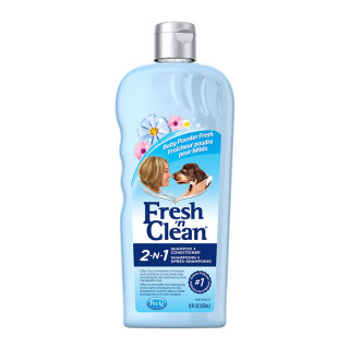 Fresh 'n Clean 2-IN-1 Baby Powder Fresh 533ml Dog Shampoo + Conditioner