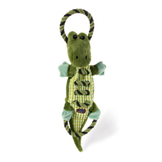 Petstages Ropes-A-Go-Go Gator Dog Toy
