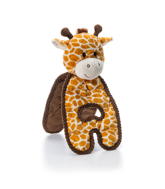 Petstages Cuddle Tugs Giraffe Dog Toy